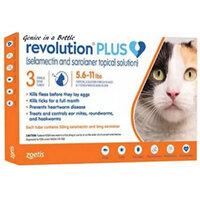 Revolution Plus สำหรับแมวน้ำหนัก 2.6-5 kg