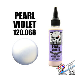 SKULL COLOR 120.068 PEARL VIOLET ACRYLIC COLOR 60ML (PEARL) สีอะครีลิกสำหรับพลาสติก โมเดล