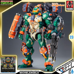 HEAT BOYS X SNAP DESIGN TMNT MICHELANGELO MECHA