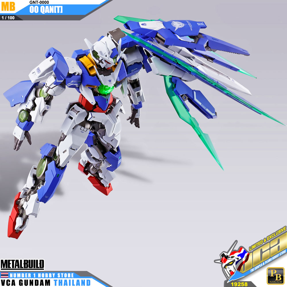 BANDAI TAMASHII NATIONS METAL BUILD GUNDAM 00 QANT กันดั้ม ฟิกเกอร์ VCA GUNDAM