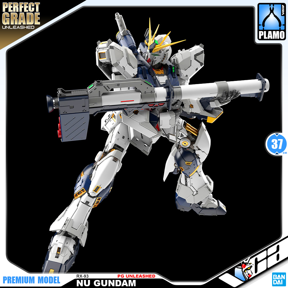 Bandai Gunpla Perfect Grade Unleashed PGU 1/60 PG RX-93 Nu Gundam Action Figure Model Toy Kit VCA Thailand