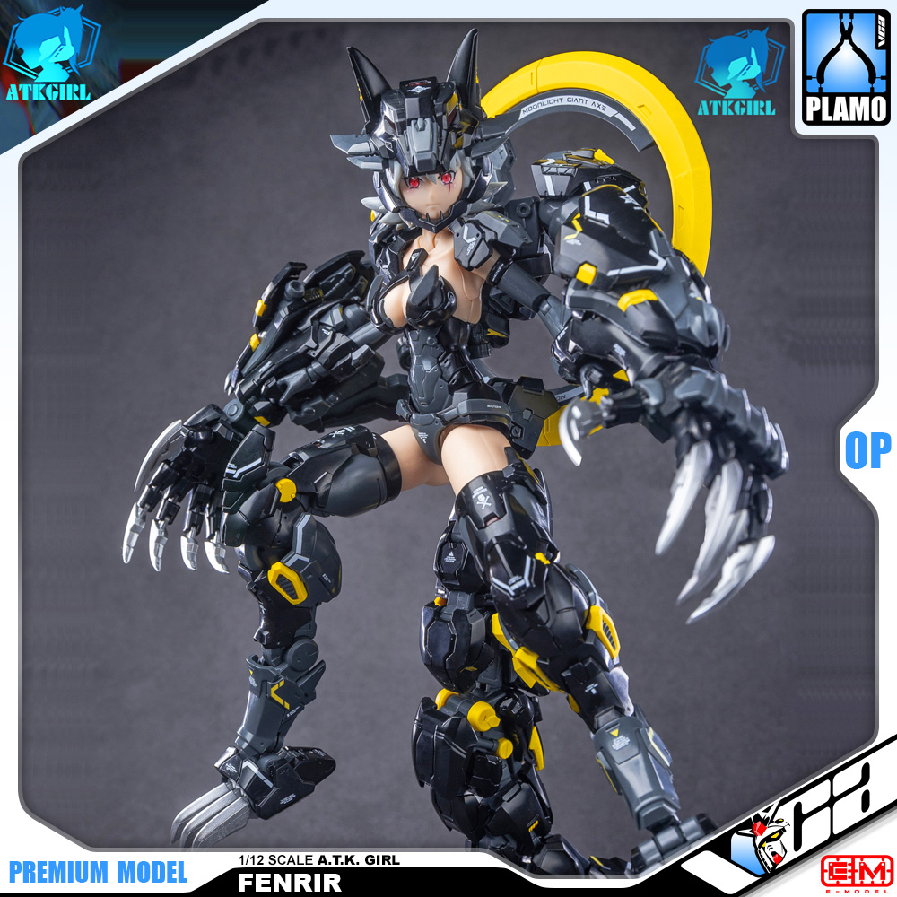 Eastern Model® Plastic Model Kit A.T.K. Girl FENRIR WOLF
