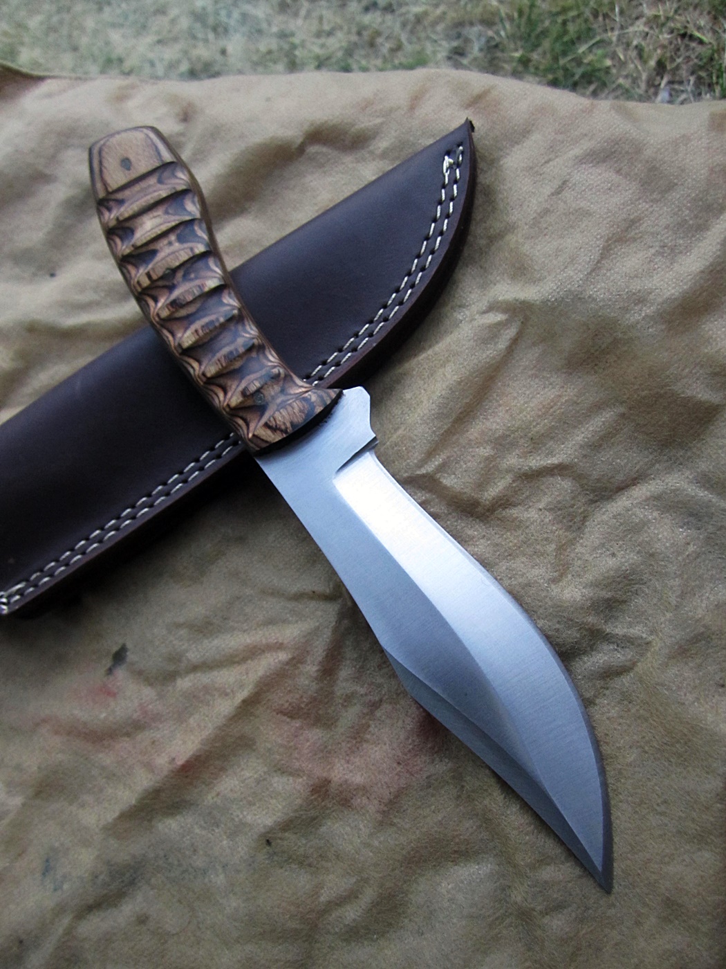 มีดพกเหล็ก A2 Steel (A21)