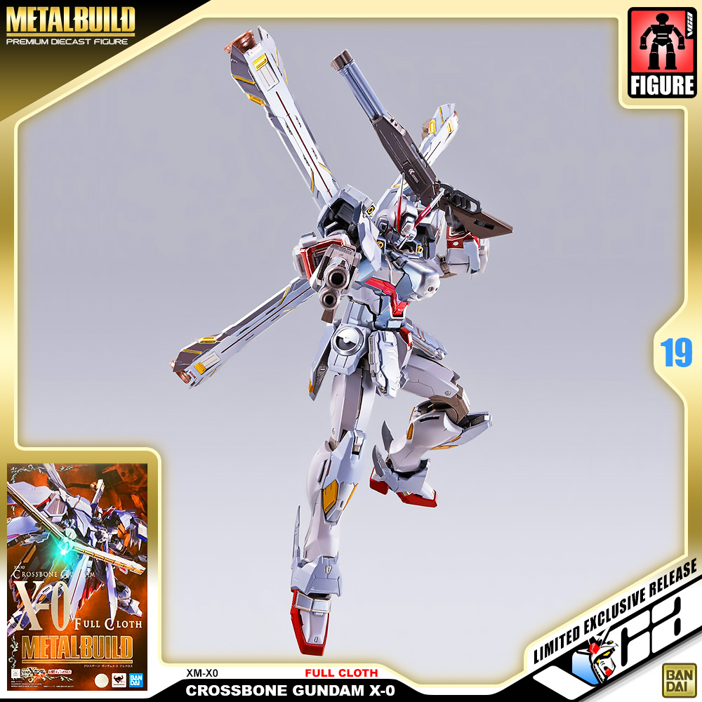 ⭐️ PREMIUM BANDAI PB TAMASHII NATIONS METAL BUILD MB CROSSBONE GUNDAM X-0 X0 FULL CLOTH กันดั้ม ฟิกเกอร์ ของเล่น VCA GUNDAM