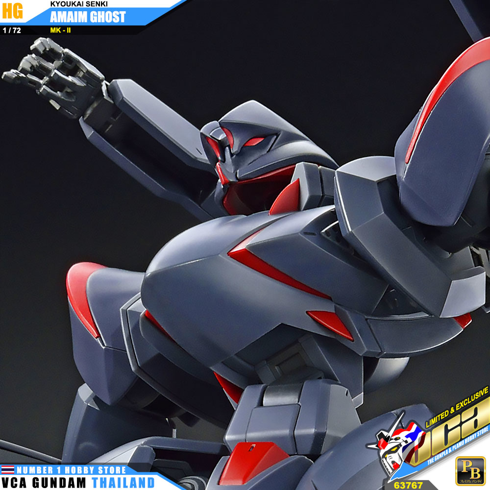 PREMIUM BANDAI KYOUKAI SENKI HIGH GRADE HG 1/72 AMAIM GHOST MK-II MK II MK2 MARK 2 โมเดล นักสู้เขตแดน VCA GUNDAM