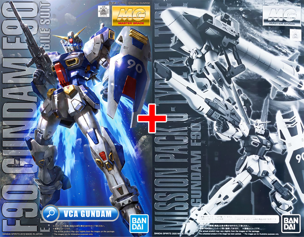 ⭐️ PREMIUM BANDAI PB GUNPLA MASTER GRADE MG 1/100 GUNDAM F90 MISSION PACK O U TYPE ประกอบ หุ่นยนต์ โมเดล กันดั้ม กันพลา ของเล่น VCA GUNDAM