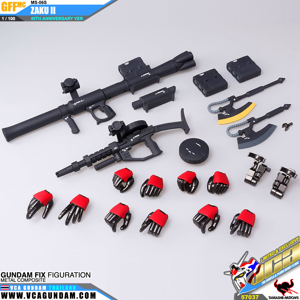 Gundam Fix Figuration Metal Composite GFFMC MS-06S ZAKU II 40TH ANNIVERSARY VER ซาคุ 2