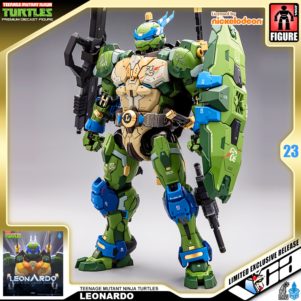 HEAT BOYS X SNAP DESIGN TMNT LEONARDO MECHA