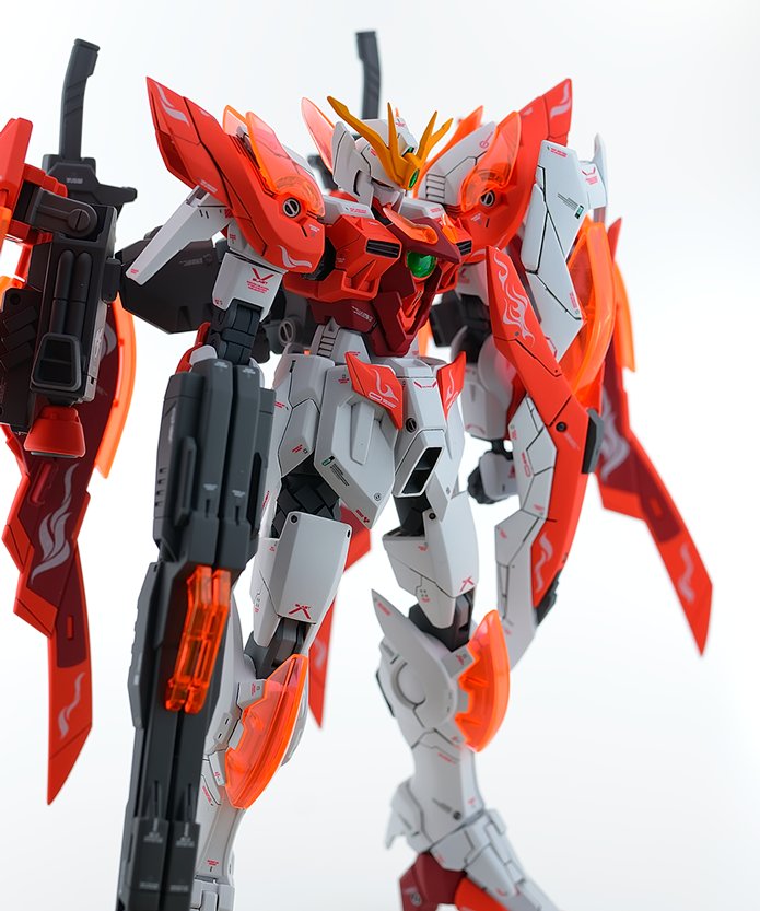 Painted Build : HG WING GUNDAM ZERO HONOO by mystle_tainn