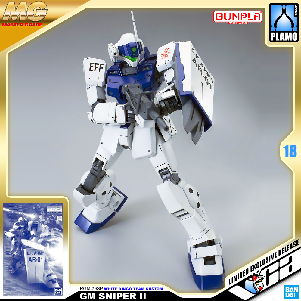 MG RGM-79SP GM SNIPER II WHITE DINGO TEAM CUSTOM