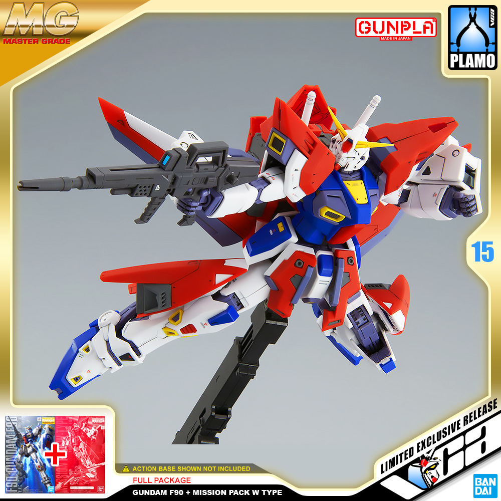 ⭐️ PREMIUM BANDAI PB GUNPLA MASTER GRADE MG 1/100 GUNDAM F90 MISSION PACK W TYPE ประกอบ หุ่นยนต์ โมเดล กันดั้ม กันพลา ของเล่น VCA GUNDAM