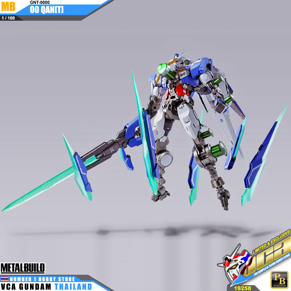 BANDAI TAMASHII NATIONS METAL BUILD GUNDAM 00 QANT กันดั้ม ฟิกเกอร์ VCA GUNDAM