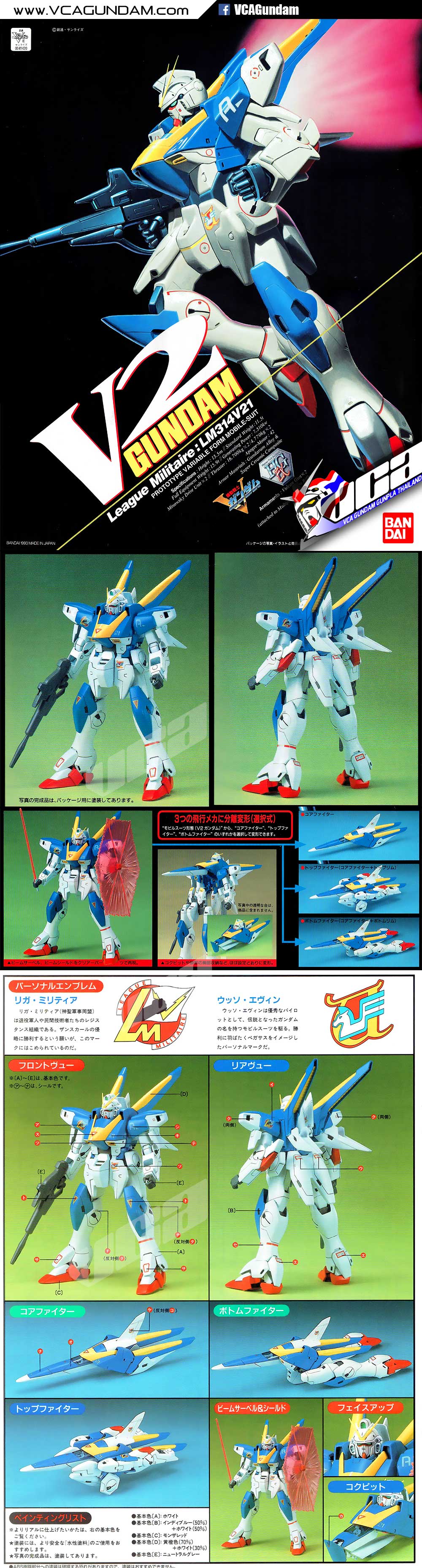 1/60 V2 GUNDAM V2 กันดั้ม