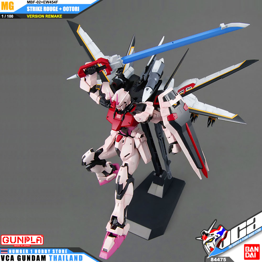 BANDAI GUNPLA MASTER GRADE MG 1/100 STRIKE ROUGE OOTORI VER RM โมเดล กันดั้ม กันพลา VCA GUNDAM