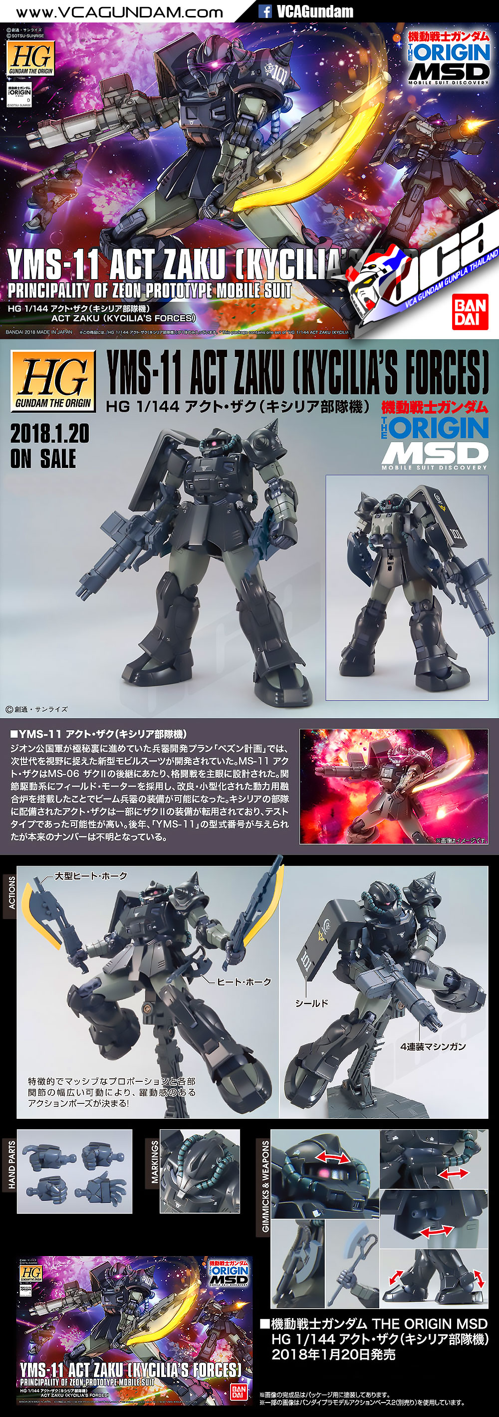 HG ACT ZAKU (KYCILIA'S FORCES)