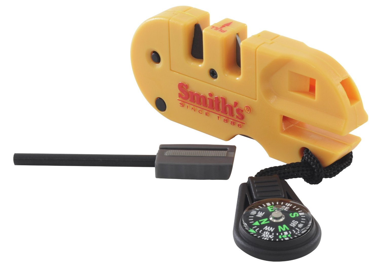ที่ลับมีด ที่จุดไฟ Smith's 50408 Pocket Pal X2 Sharpener and Survival Tool