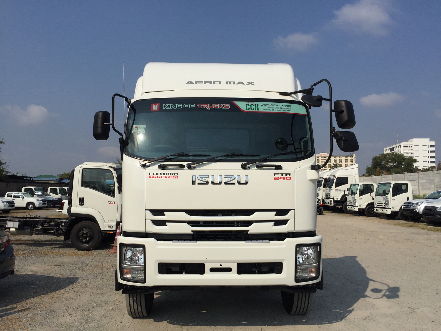 ISUZU FTR TRACTOR Euro 5 Max (หัวลาก 6 ล้อ) หัวแชสซี (Chassis)