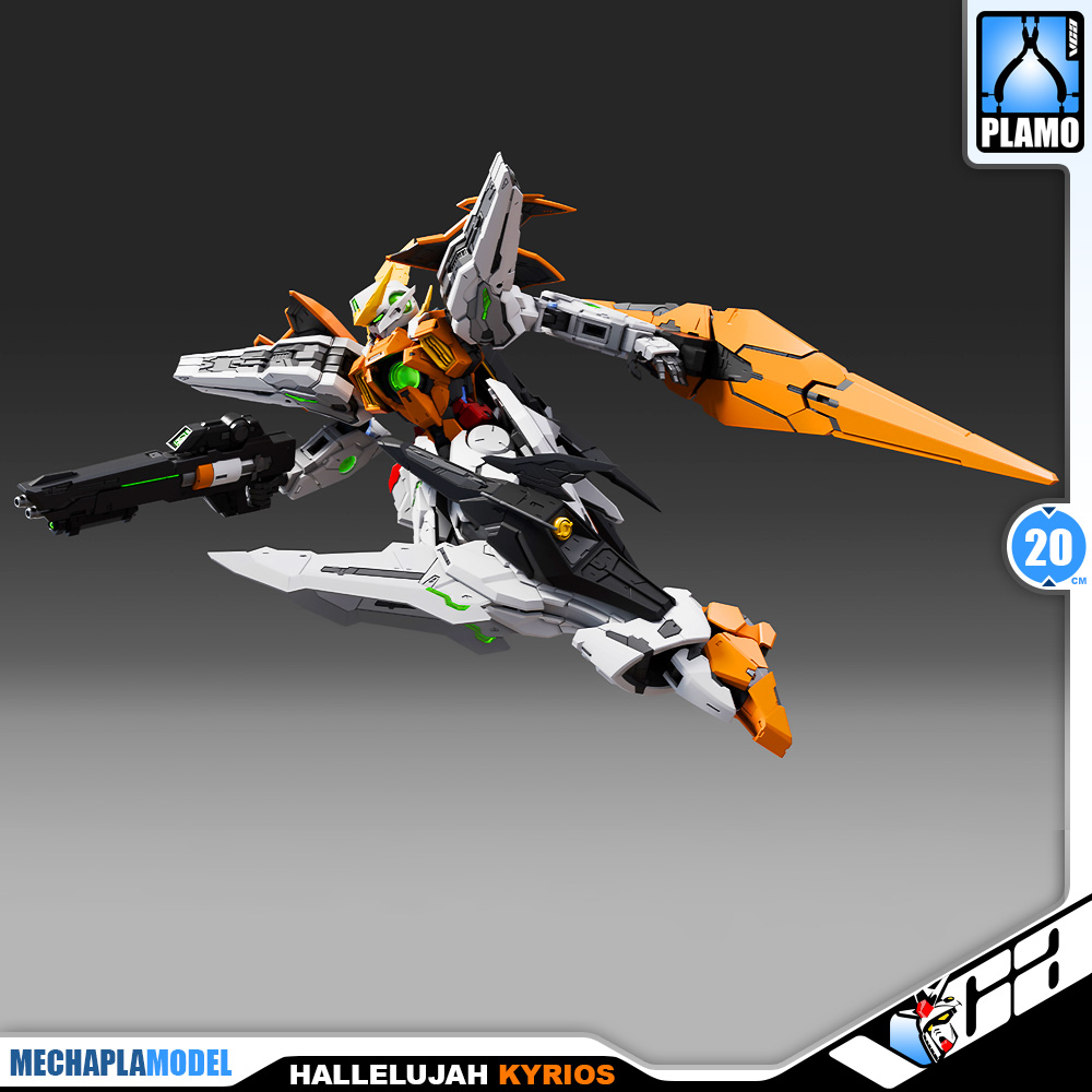 Super Soldier 1/100 Hallelujah Gundam Kyrios GK Ver Master Grade MG Mechapla Plastic Model Action Figure Toy Kit VCA Thailand