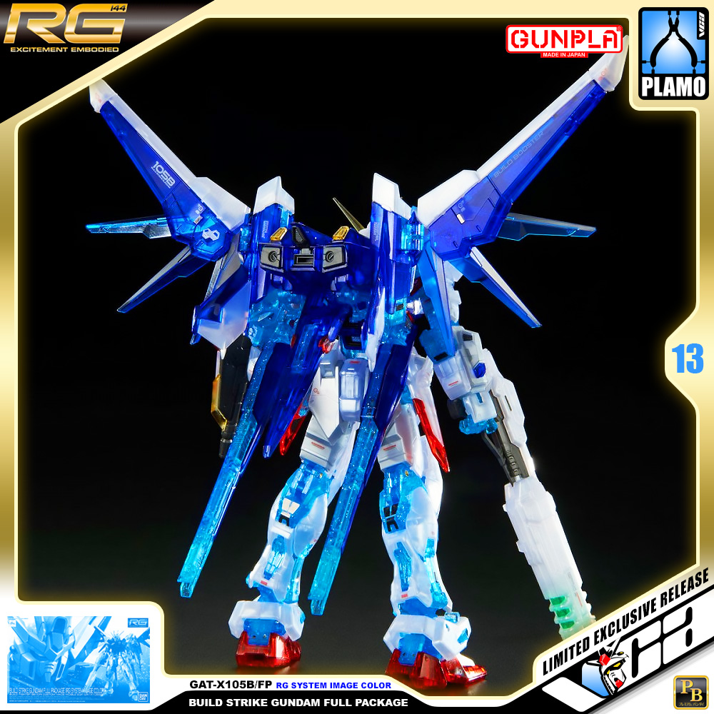 Bandai RG BUILD STRIKE GUNDAM FULL PACKAGE RG SYSTEM IMAGE COLOR