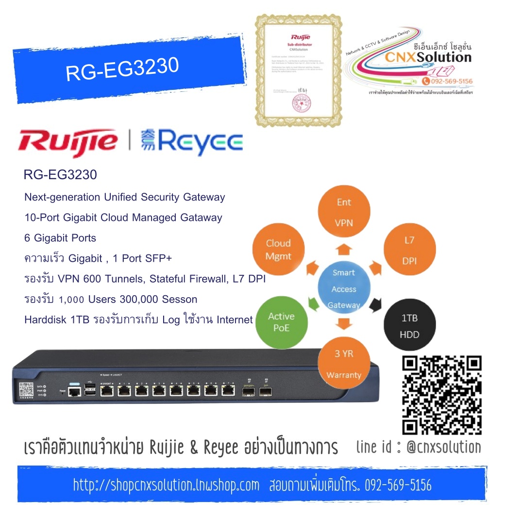 Ruijie RG-EG3230 Unified Security Gateway