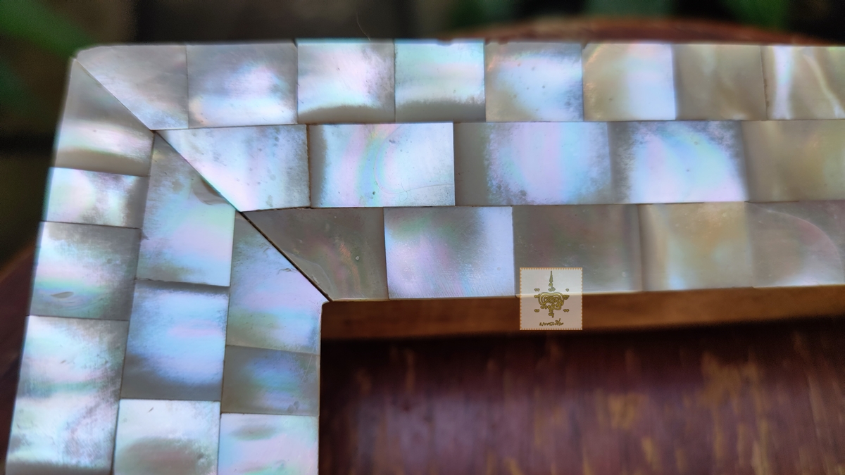 กรอบรูป เปลือกหอยมุกเก่า