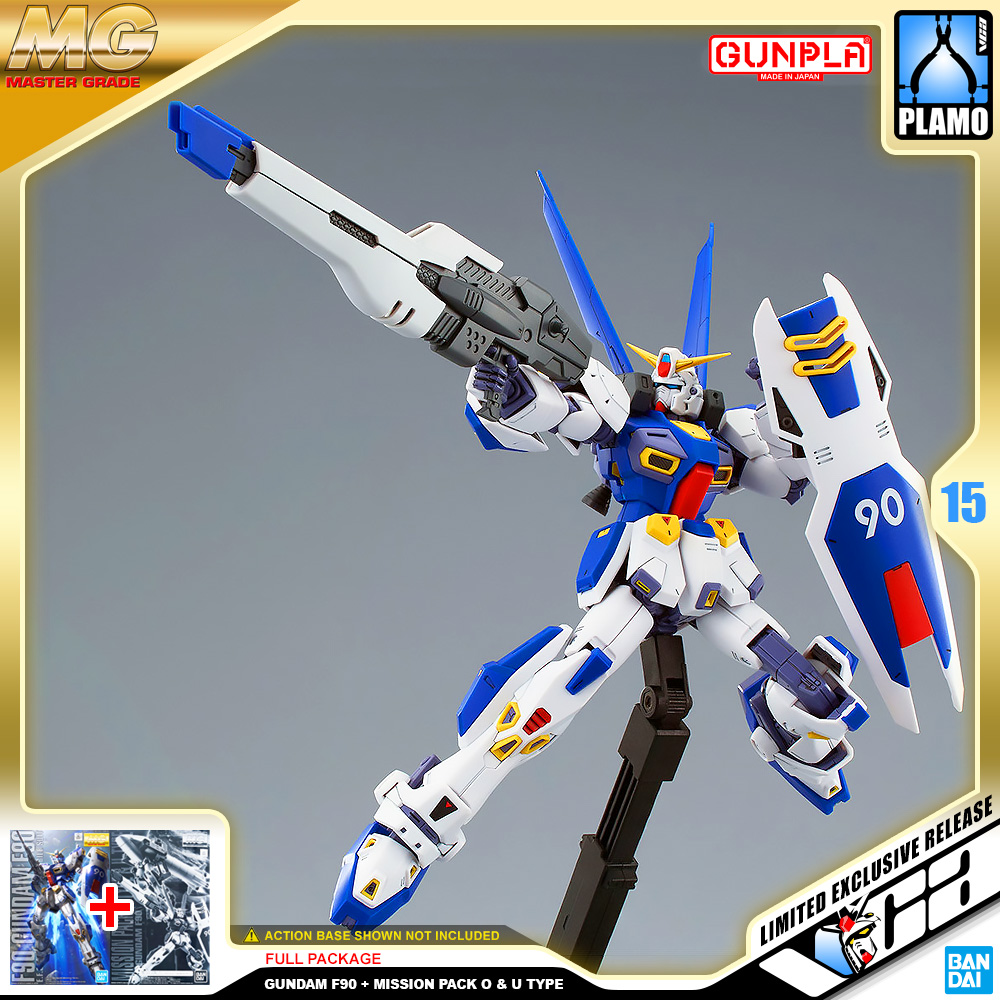 ⭐️ PREMIUM BANDAI PB GUNPLA MASTER GRADE MG 1/100 GUNDAM F90 MISSION PACK O U TYPE ประกอบ หุ่นยนต์ โมเดล กันดั้ม กันพลา ของเล่น VCA GUNDAM