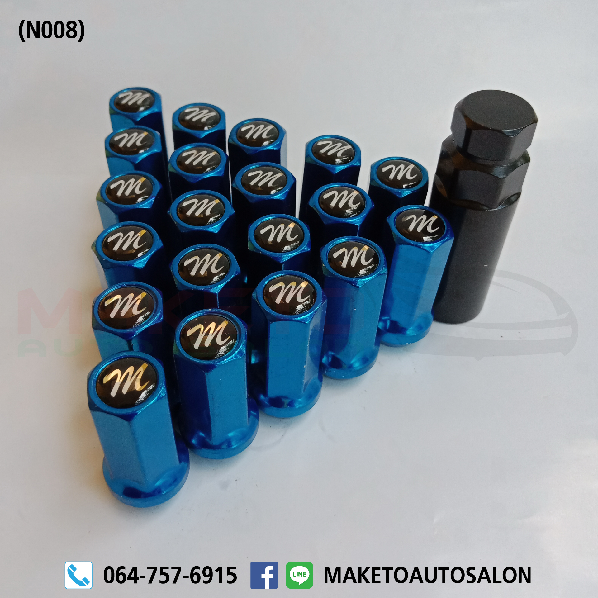 (N008) น๊อตล้อ M Racing