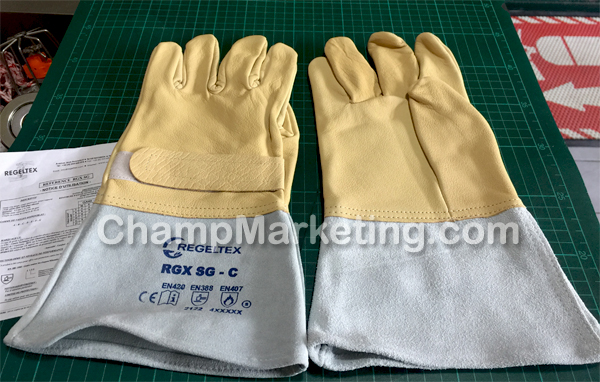 RGXSG / C (#10) ถุงมือหนังสวมทับถุงมือกันไฟฟ้า Regeltex