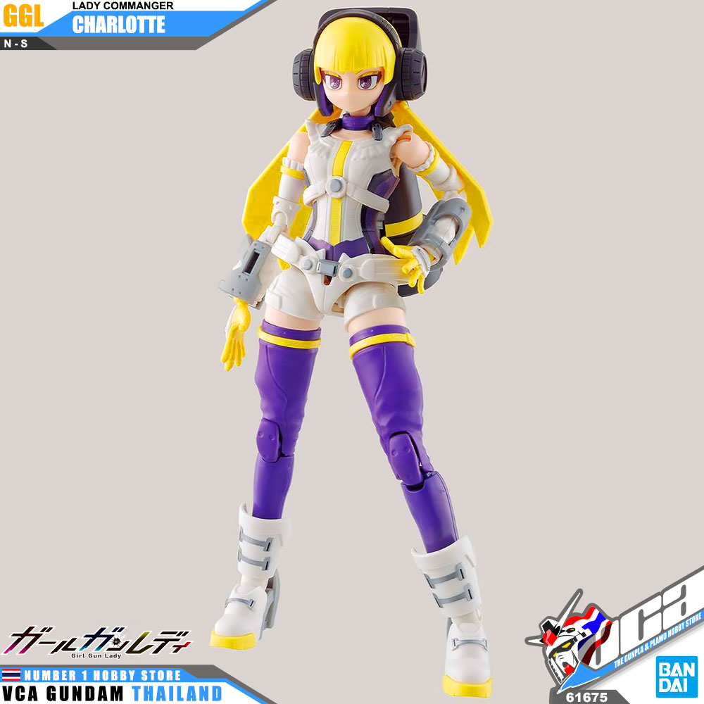 BANDAI GIRL GUNN LADY COMMANDER CHARLOTTE โมเดล VCA GUNDAM