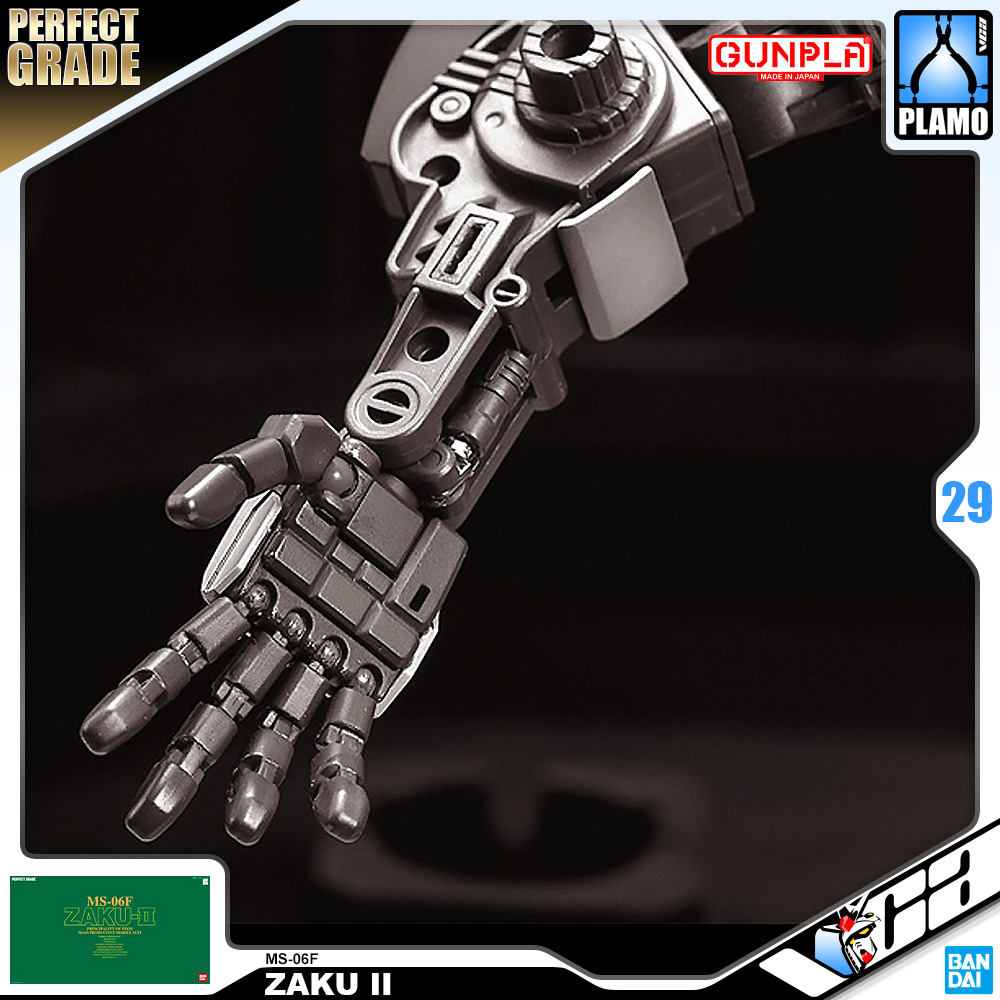 ⭐️ BANDAI GUNPLA PERFECT GRADE PG 1/60 MS-06F ZAKU II ประกอบ หุ่นยนต์ โมเดล กันดั้ม กันพลา ของเล่น VCA GUNDAM