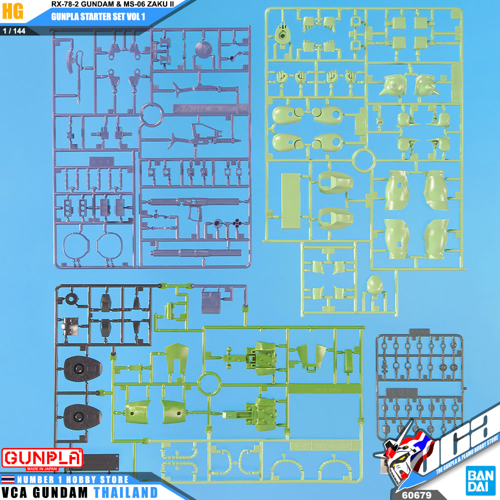 HG GUNPLA STARTER SET VOLUME 1