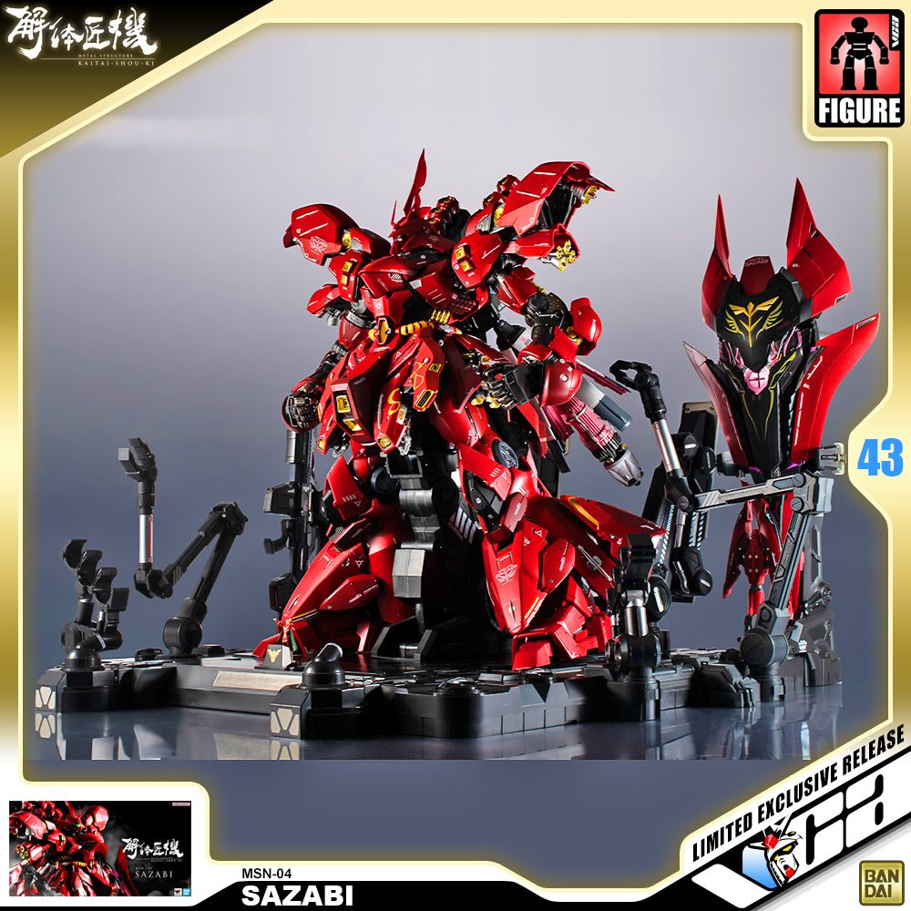 Bandai METAL STRUCTURE MSN-04 SAZABI