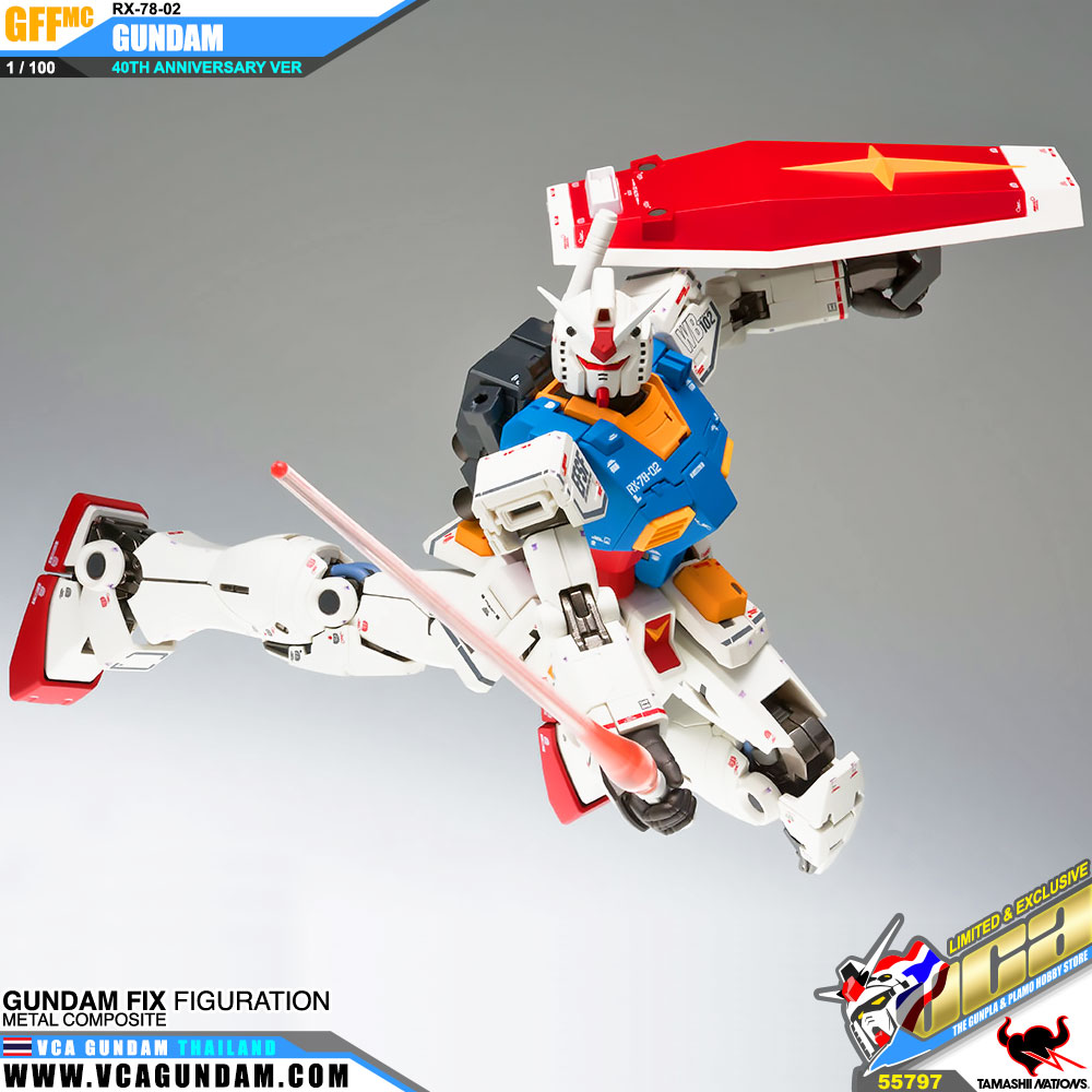 Gundam Fix Figuration Metal Composite GFFMC RX-78-02 GUNDAM 40TH ANNIVERSARY VER กันดั้ม
