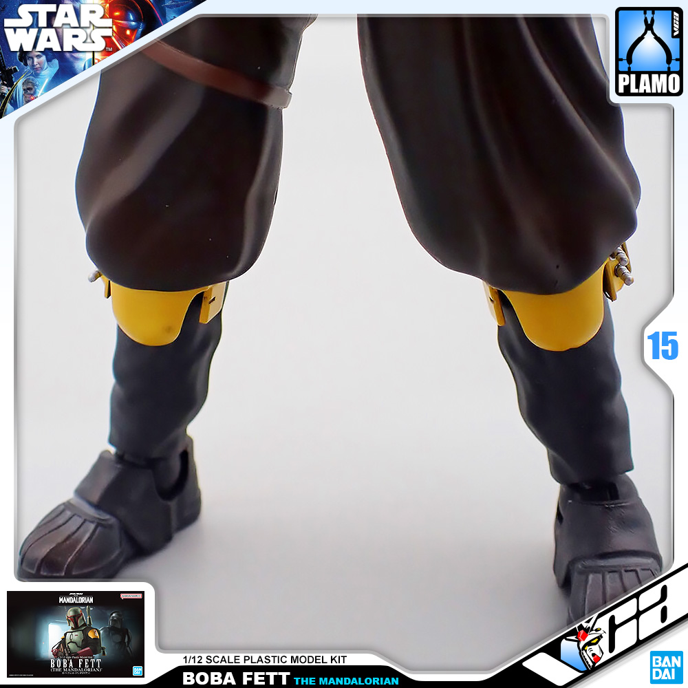 ⭐️ BANDAI STAR WARS 1/12 BOBA FETT THE MANDALORIAN ประกอบ หุ่นยนต์ โมเดล กันดั้ม กันพลา ของเล่น VCA GUNDAM