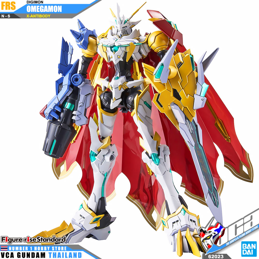 BANDAI FIGURE-RISE STANDARD OMEGAMON X-ANTIBODY X ANTIBODY XANTIBODY AMPLIFIED FIGURE RISE ดิจิมอน แอดเวนเจอร์ โมเดล VCA GUNDAM