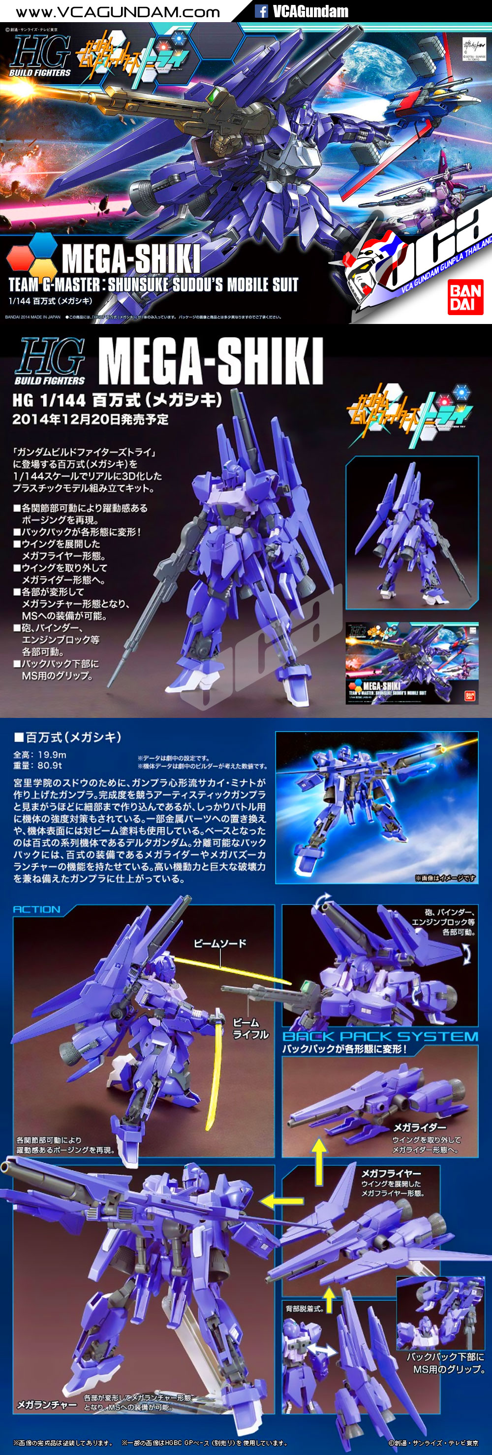 HG MEGA-SHIKI เมก้า ชิกิ