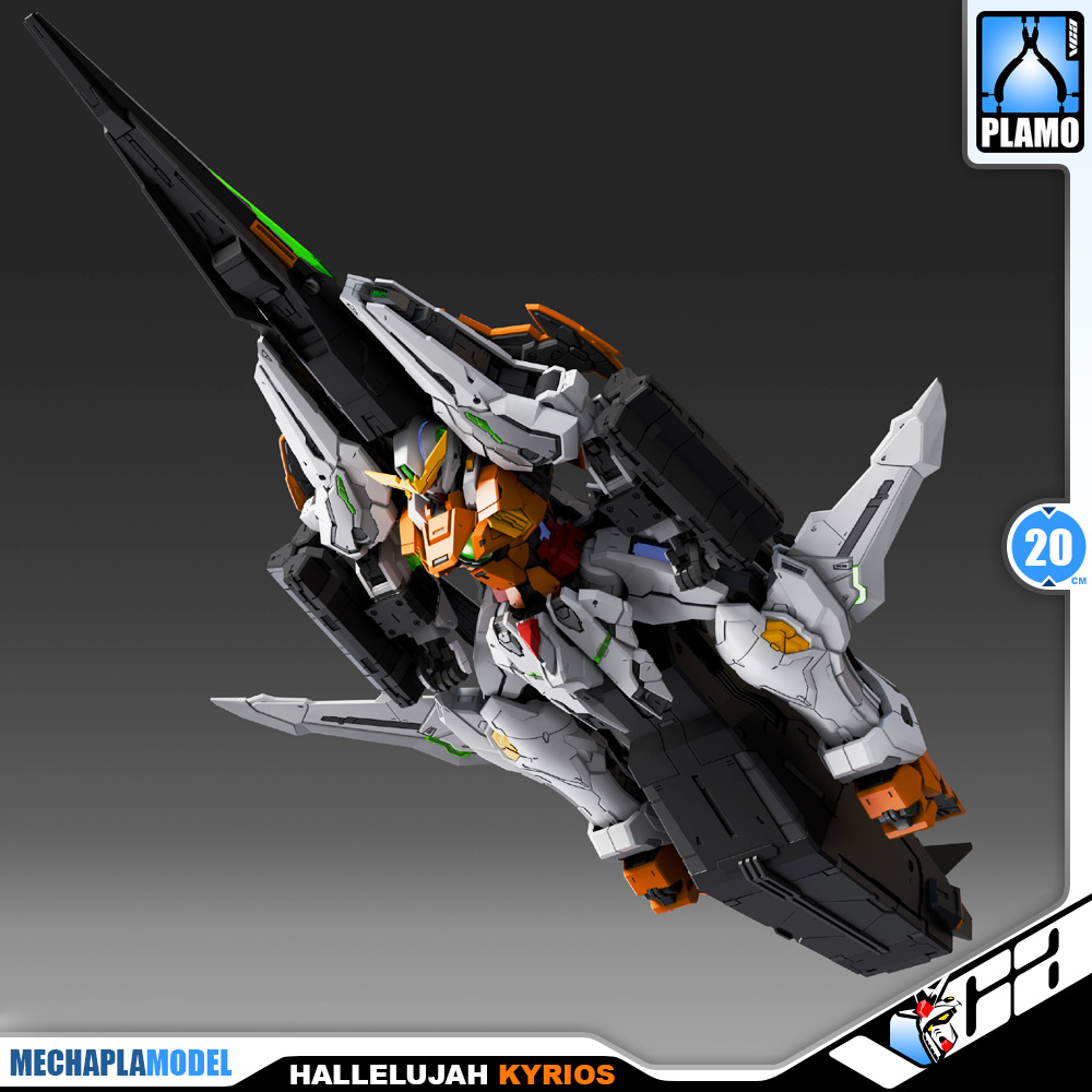 Super Soldier 1/100 Hallelujah Gundam Kyrios GK Ver Master Grade MG Mechapla Plastic Model Action Figure Toy Kit VCA Thailand