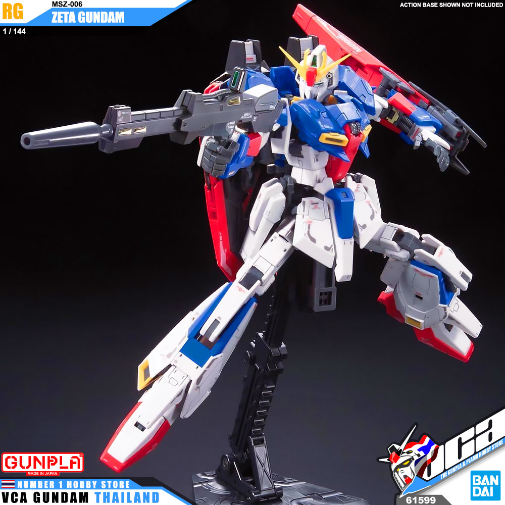 BANDAI GUNPLA REAL GRADE RG 1/144 ZETA GUNDAM โมเดล เซต้า กันดั้ม กันพลา VCA GUNDAM