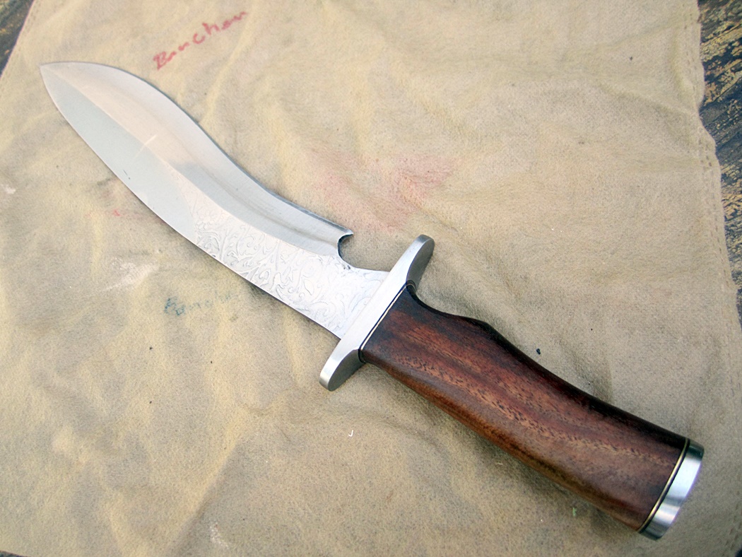 มีดเหล็กD2 Michael Cody's Custom Handmade D2 steel Sasquatch Bowie Knife Machete (ตำหนิตามรูป)