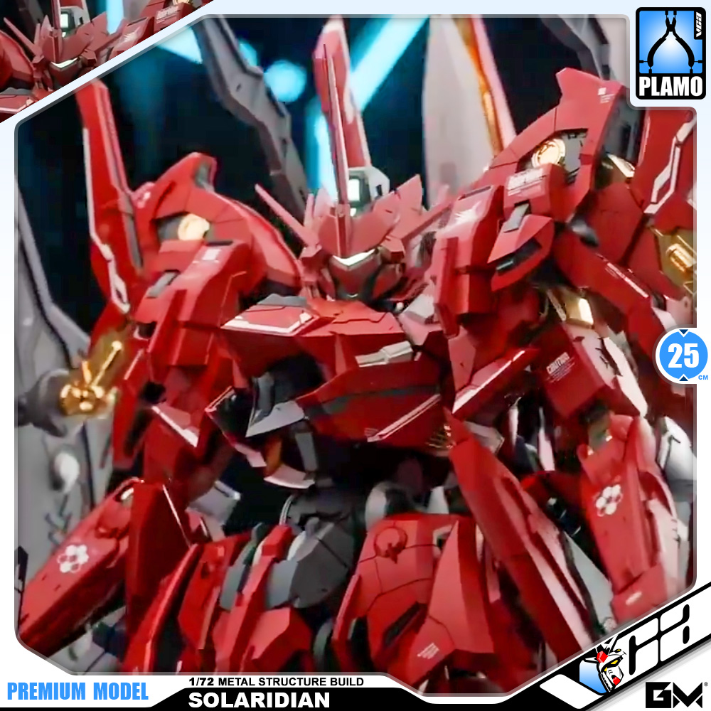 GM-GODOMO 1/72 Solaridian Metal Build Structure Action Figure Model Toy Master Grade MG Kit VCA Gundam Mecha Thailand