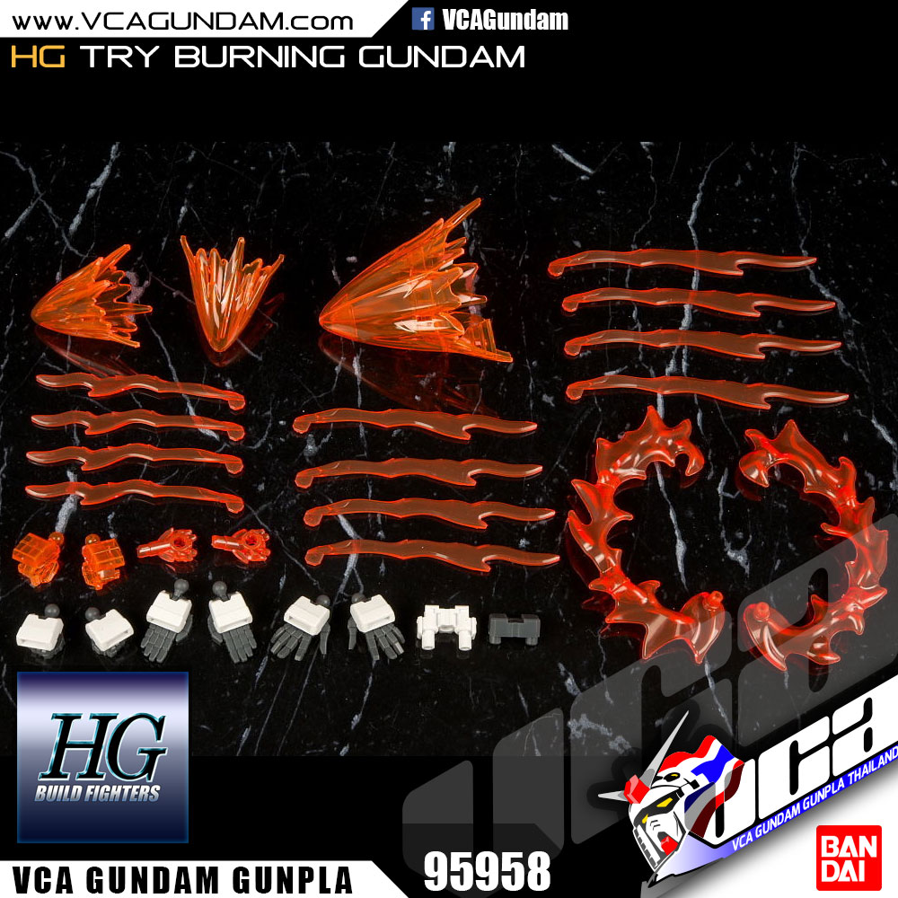 HG TRY BURNING GUNDAM ทราย เบิร์นนิ่ง กันดั้ม