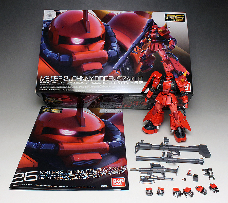 RG 1/144 MS-06R-2 ZAKU II (JOHNNY RIDDEN'S) | Painted Build by ZGMFXG (TAI'S FACTORY)