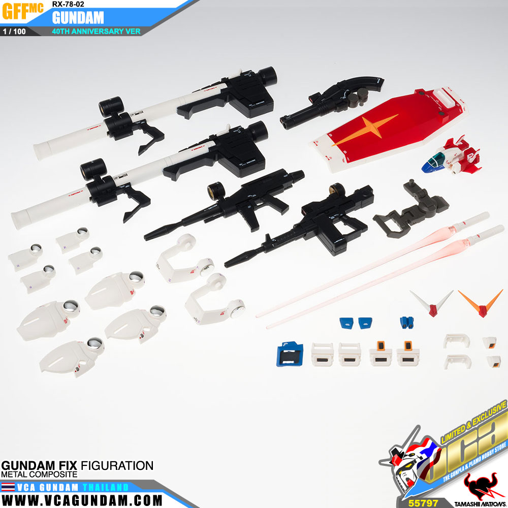 Gundam Fix Figuration Metal Composite GFFMC RX-78-02 GUNDAM 40TH ANNIVERSARY VER กันดั้ม