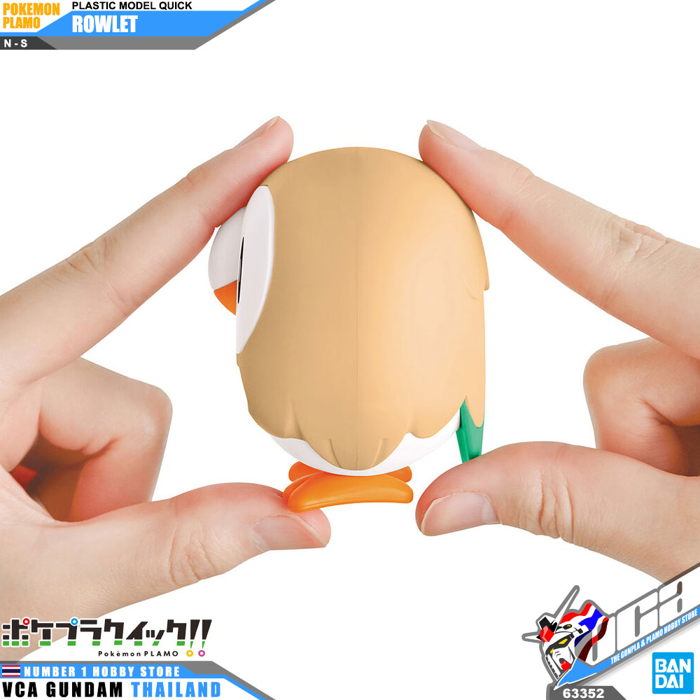 BANDAI POKEMON PLAMO PLASTIC MODEL COLLECTION QUICK ROWLET โมเดล โปเกมอน มิว VCA GUNDAM