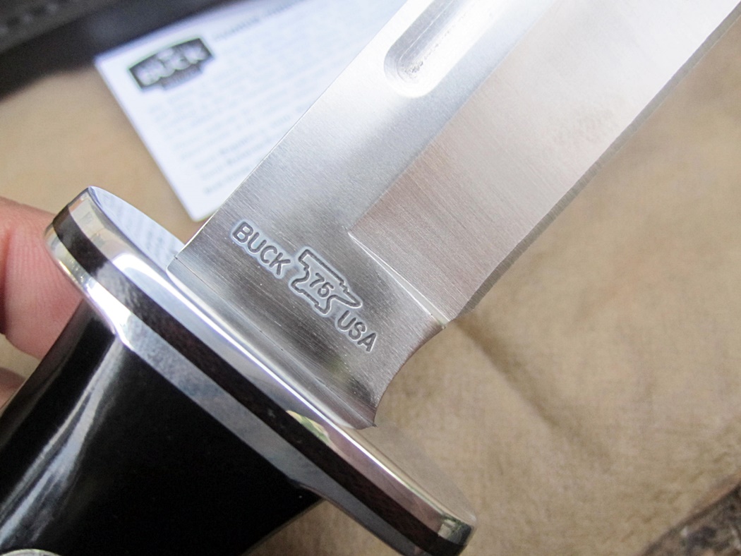 Buck Knives 0119 Special Fixed Blade Knife with Leather Sheath - 75th Anniversary Edition (กล่องกระดาษหาสะสมอยากแล้วครับ)