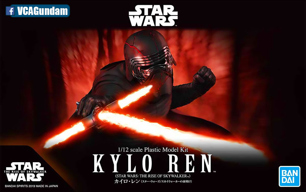 Bandai® Star Wars Premium Scale Plastic Model Kit 1/12 KYLO REN STAR WARS : THE RISE OF SKYWALKER