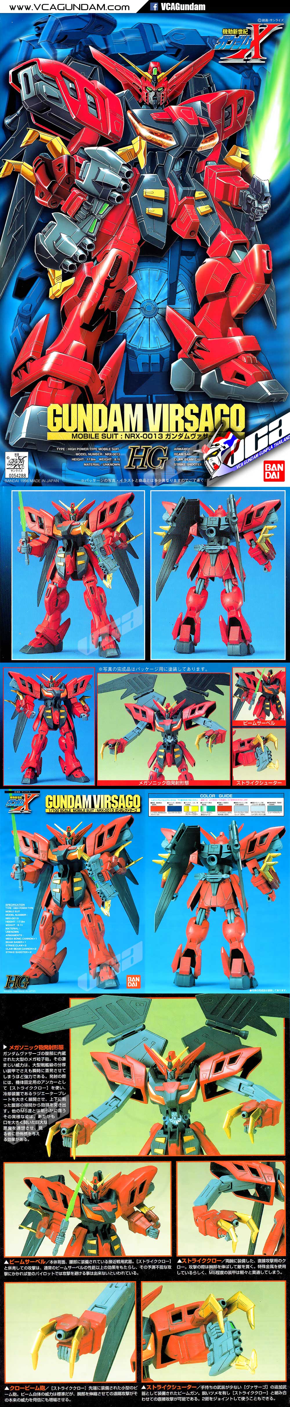 1/100 GUNDAM VIRSAGO กันดั้ม เวอร์ซาโก