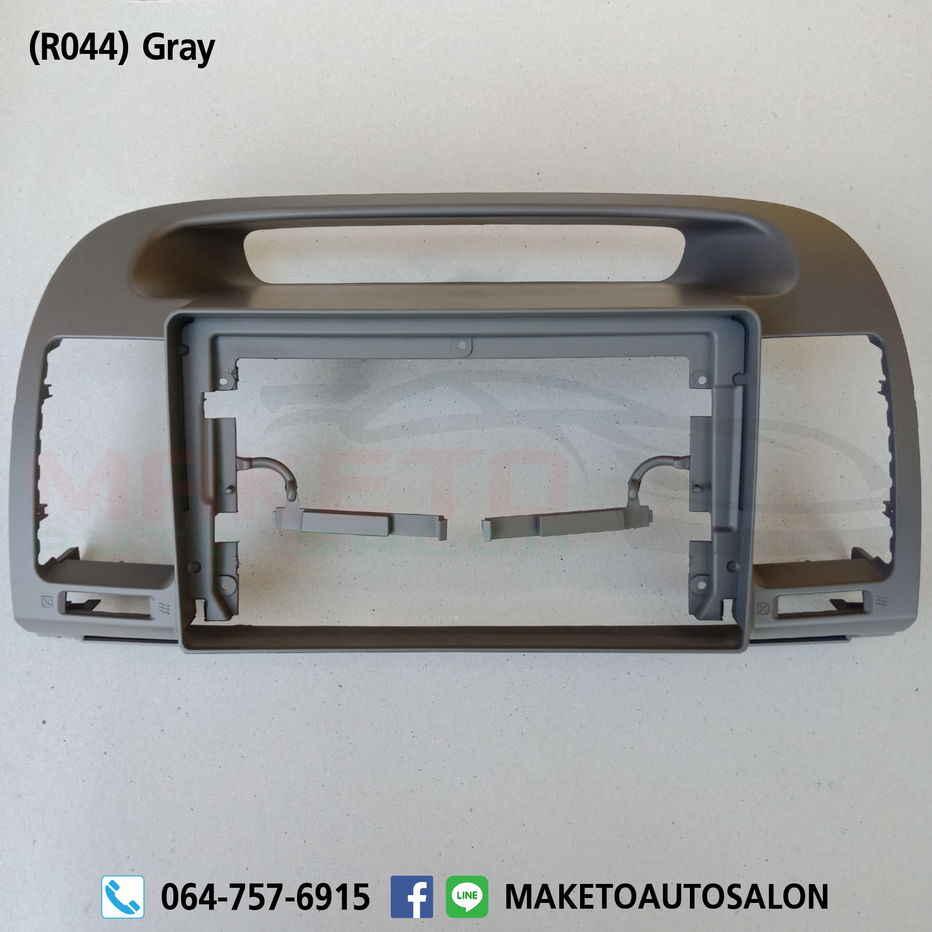(R044) กรอบ วิทยุใส่จอ 9 inch. สำหรับรถยนต์ Toyota CAMRY 2002-2006