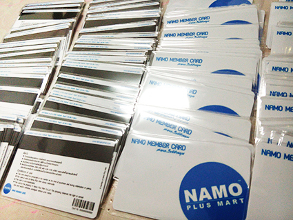 บัตร PVC แถบแม่เหล็ก Lo-Co และ Hi-Co