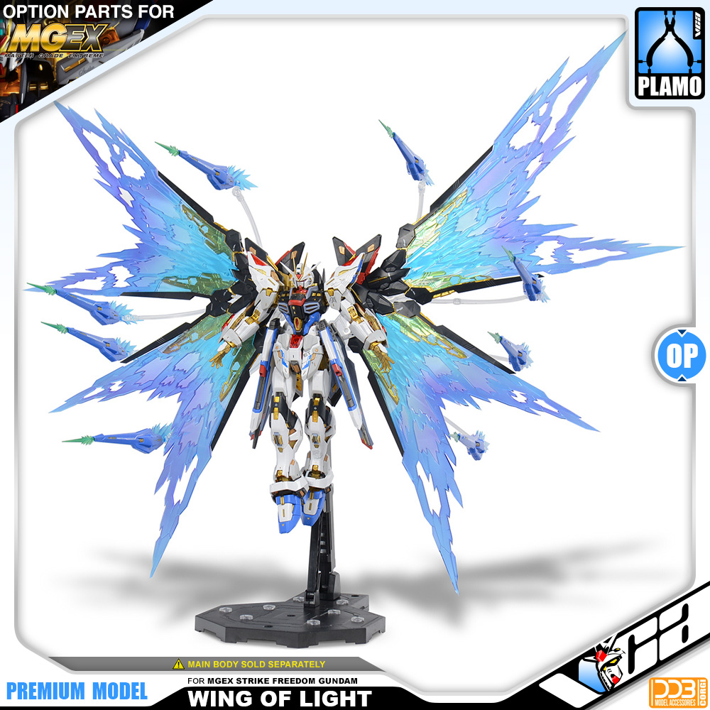 DDB Corgi Wings of Light for MGEX 1/100 Strike Freedom Gundam Action Figure Display Stand Holder Base VCA Gundam Bangkok Thailand